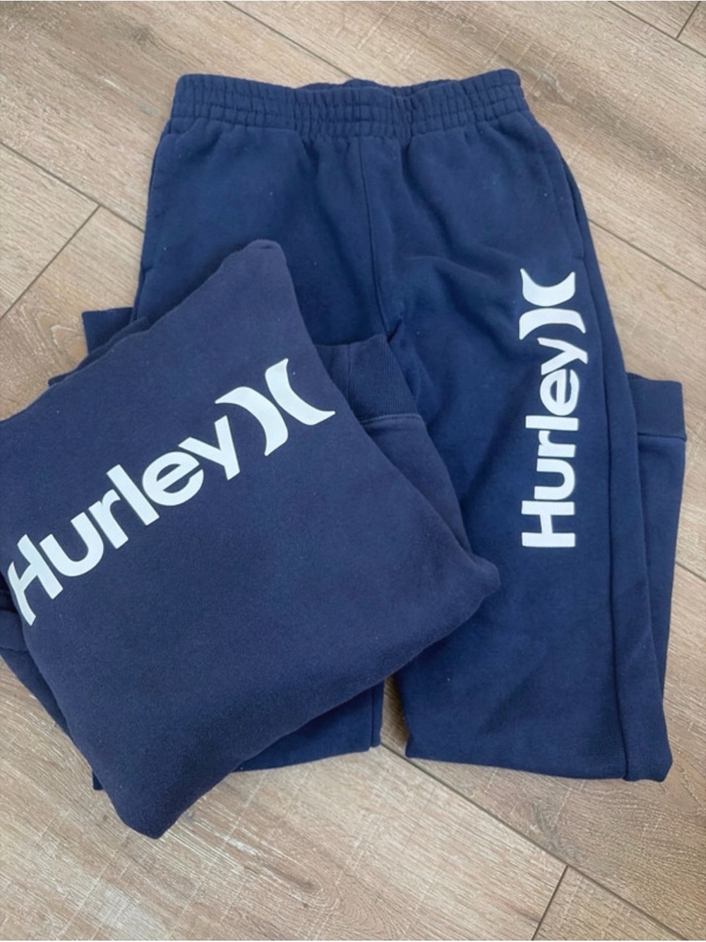 Hurley Boys Navy Jogger Sweatpants XL 18/20